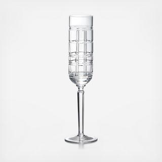 Hudson Plaid Champagne Flute