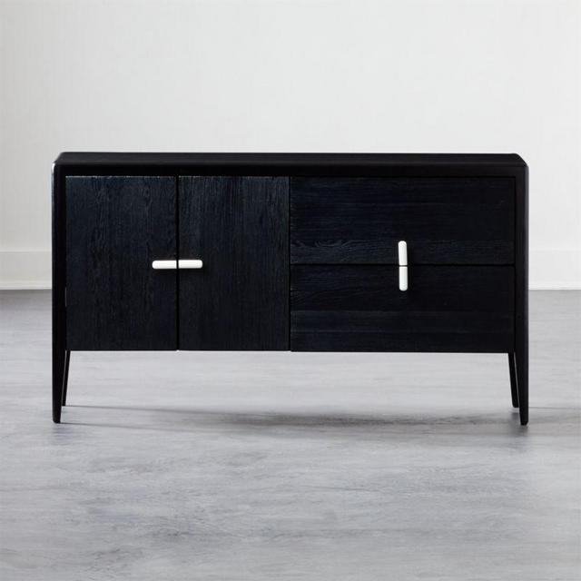 Burton Hemlock Wood Media Credenza