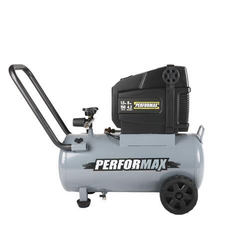 Performax® 8-Gallon 150 PSI Portable Electric Horizontal Air Compressor