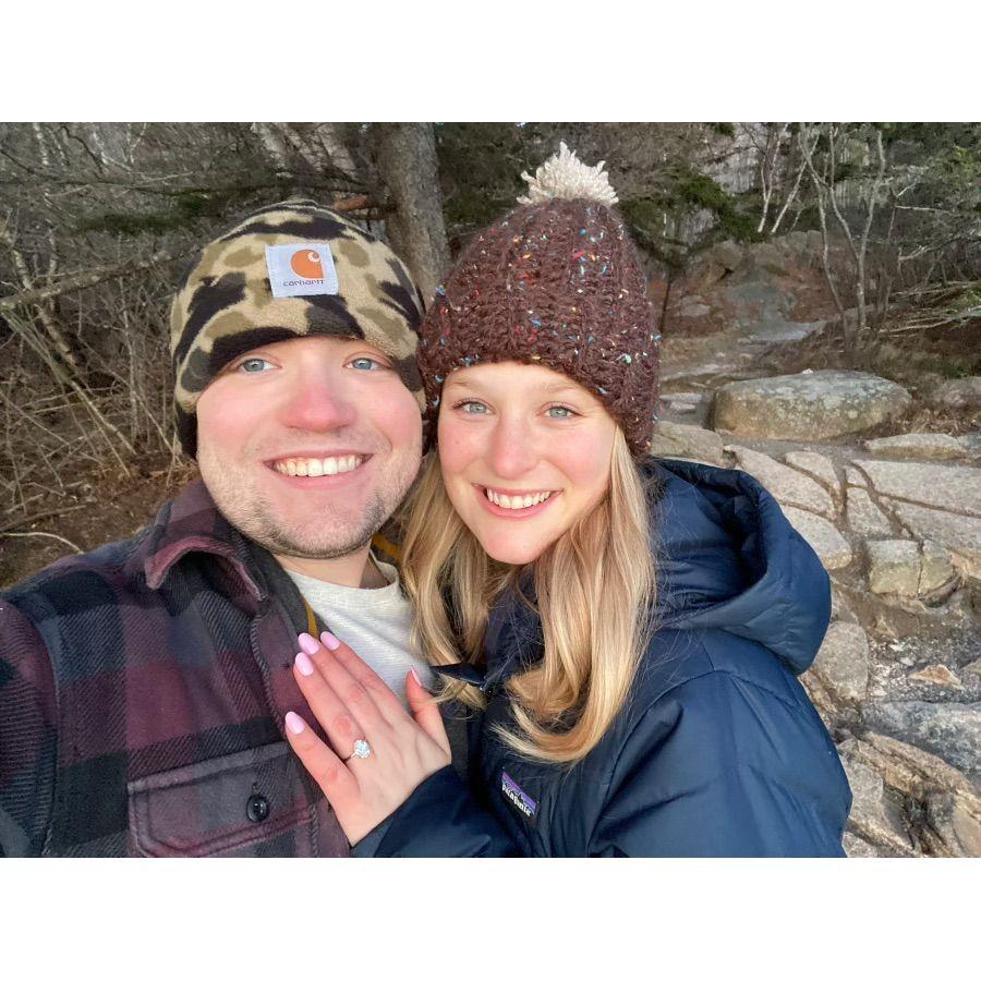 First selfie being engaged