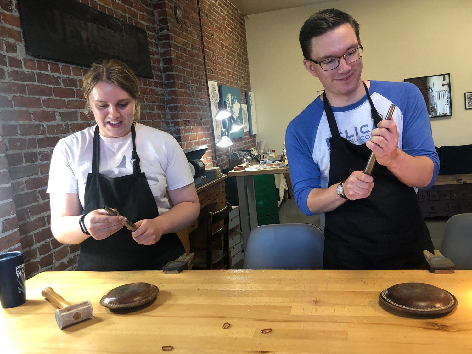 Making each other's wedding rings has been the best part of wedding planning (August 2019)