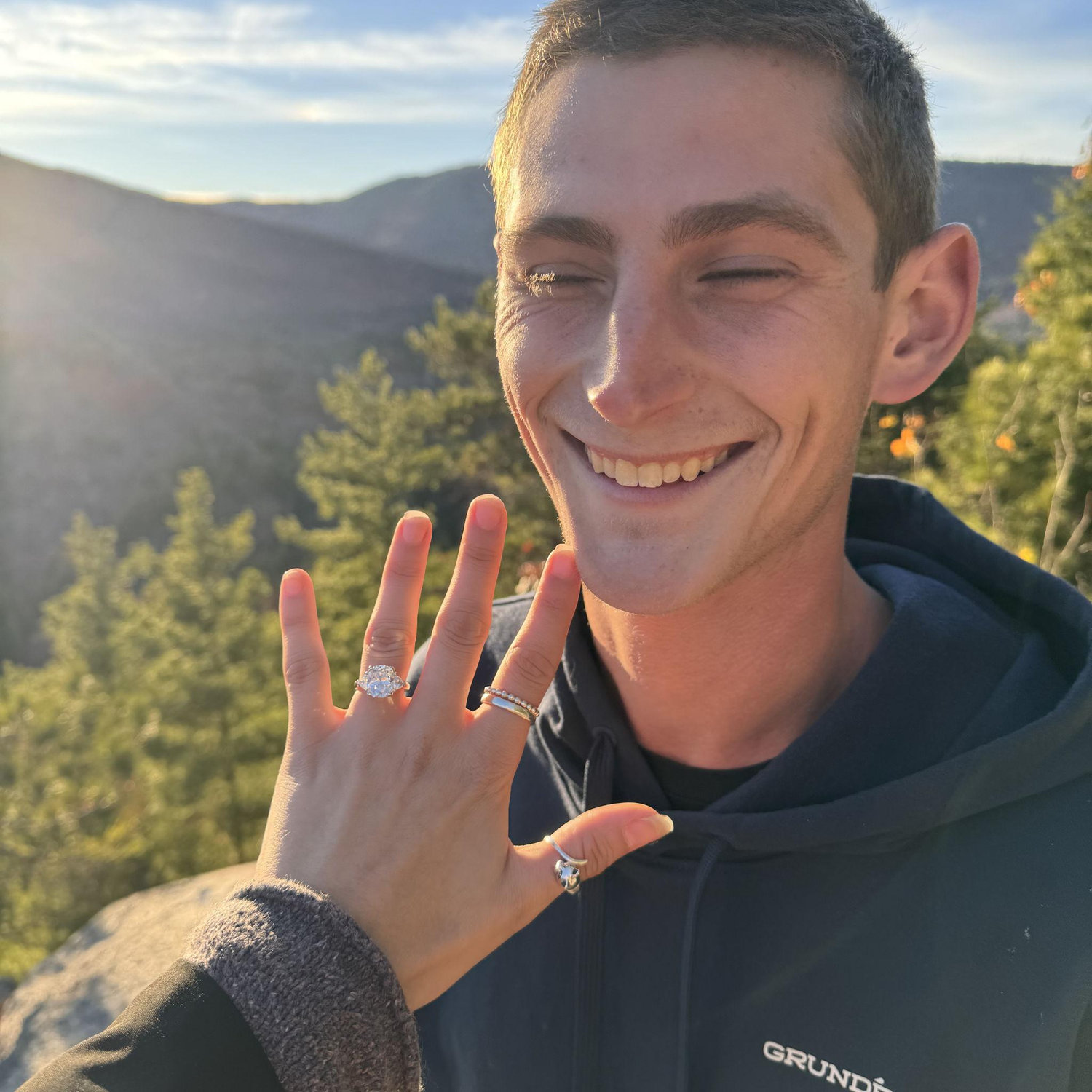 Fall 2024 - Chris suspiciously planned us a trip to North Conway for "his birthday" and wanted to stop at Cathedral Ledge on the drive up....
