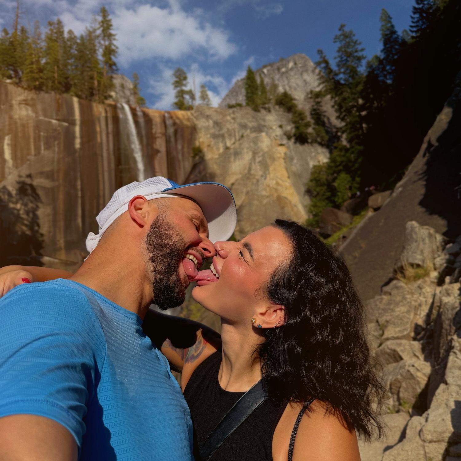 Traveling together, discovering new places, and falling in love all over again.
