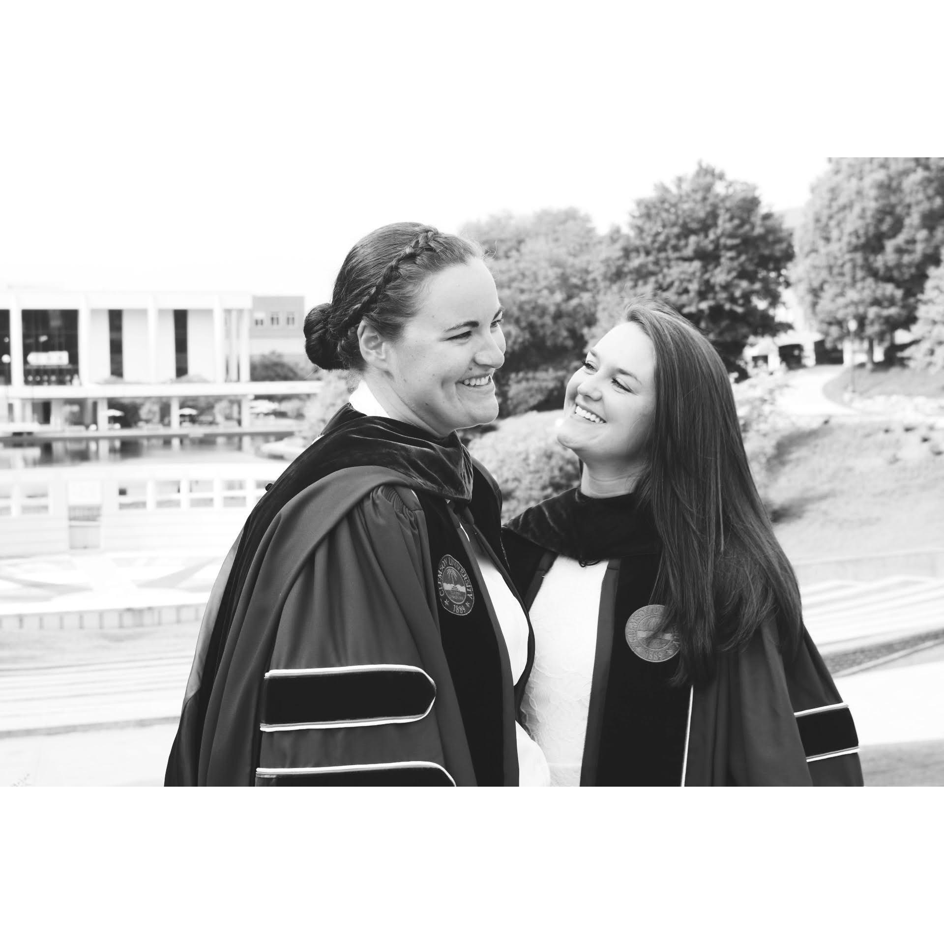 Graduation weekend - Dr Lucaites and Dr Wilson