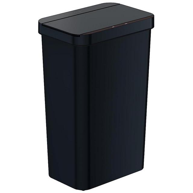 iTouchless Prime 13.2 Gallon Plastic Sensor Trash Can, Durable Dent-Proof Construction, Slim and Space-Saving Automatic Bin Great for Kitchen, Home, Office, Business, Garage, Black Color