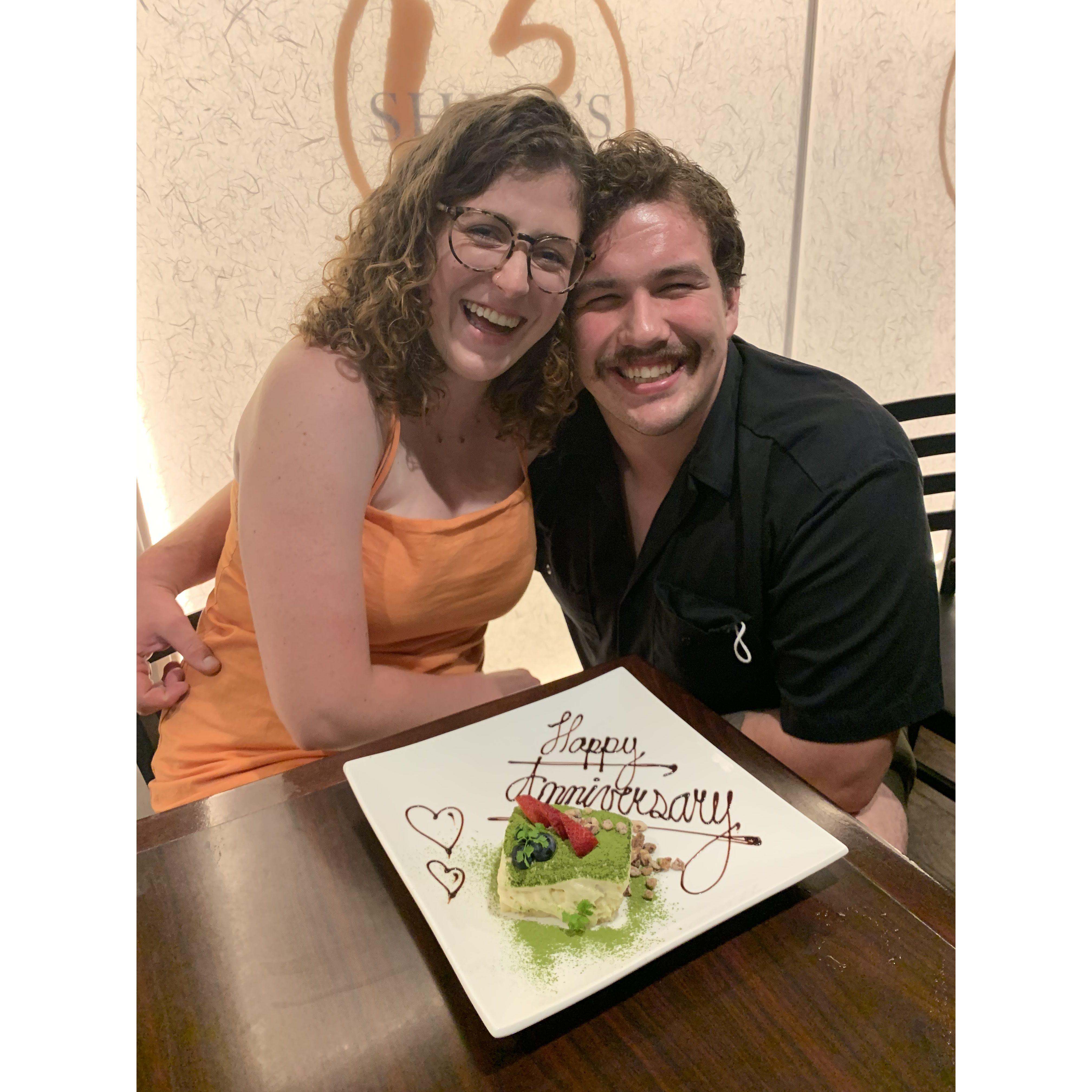 Our first anniversary