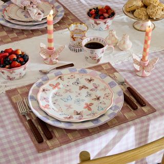 Butterfly Hill Stoneware Dinner Plate