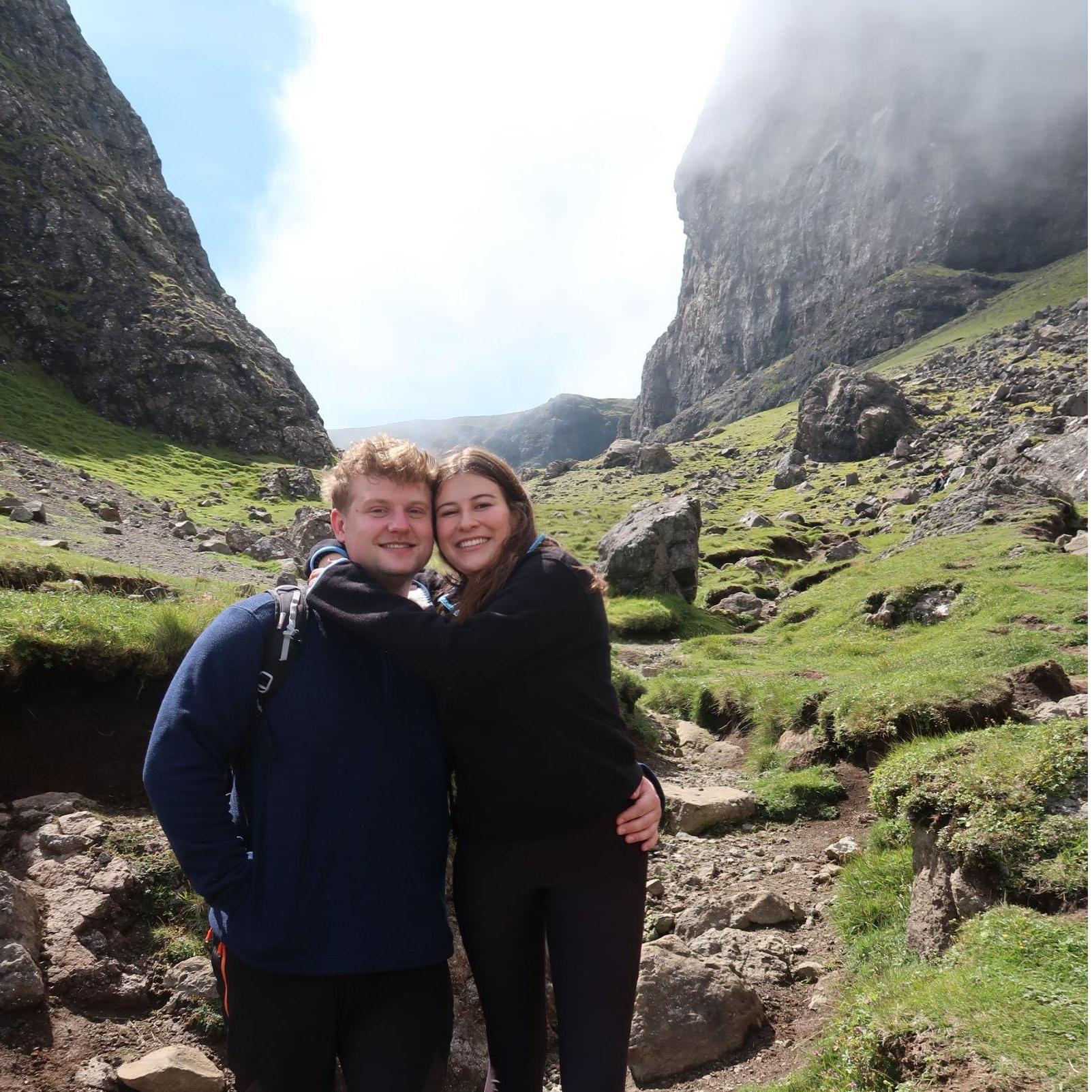 We love spending time together outside, this was the Old Man of Storr