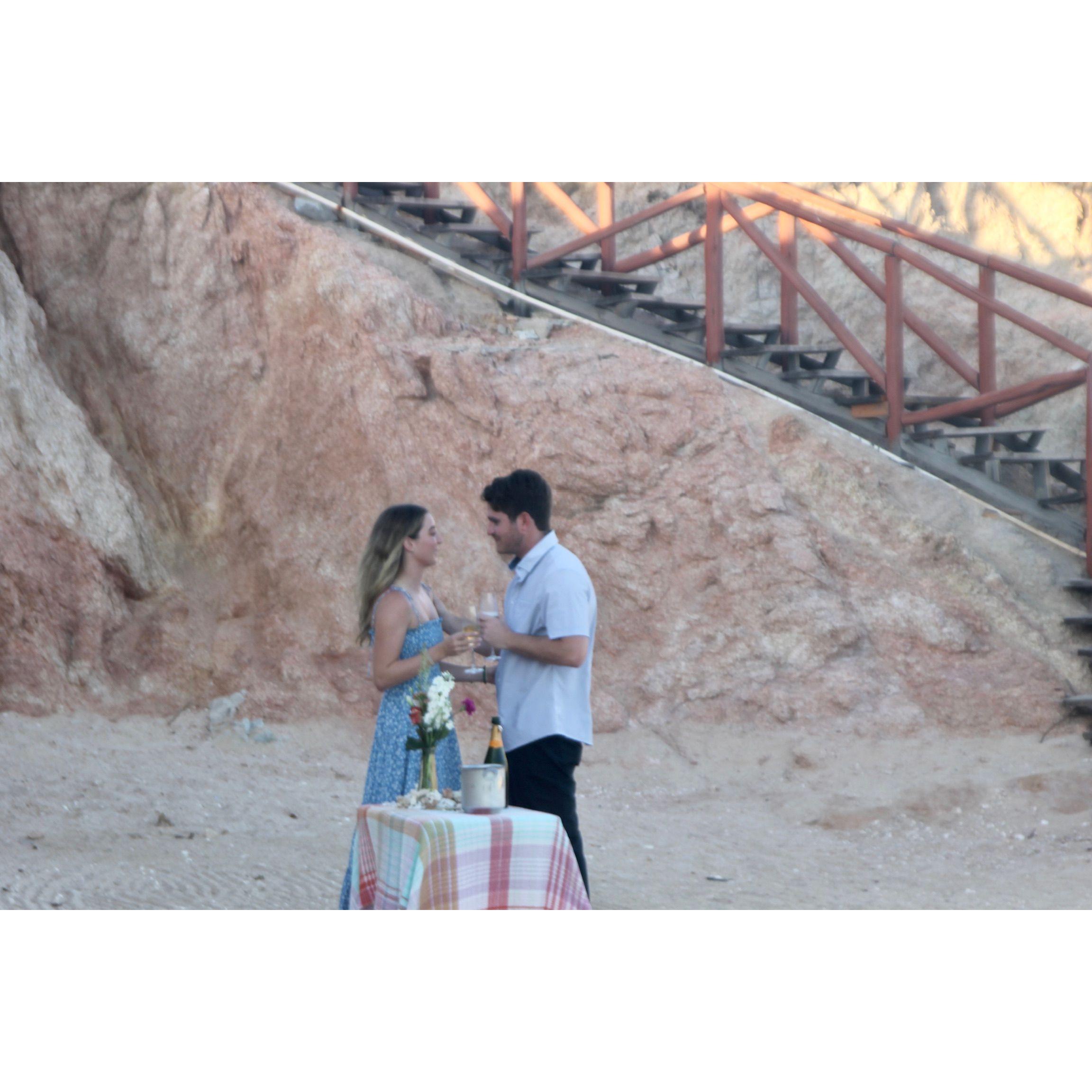 Our engagement in Cabo!