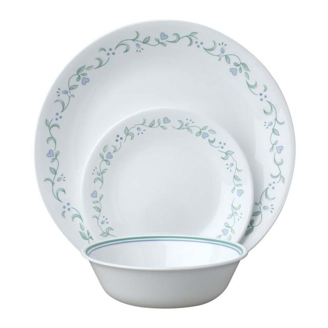 Corelle Livingware Country Cottage 18-Piece Dinnerware Set, Service for 6