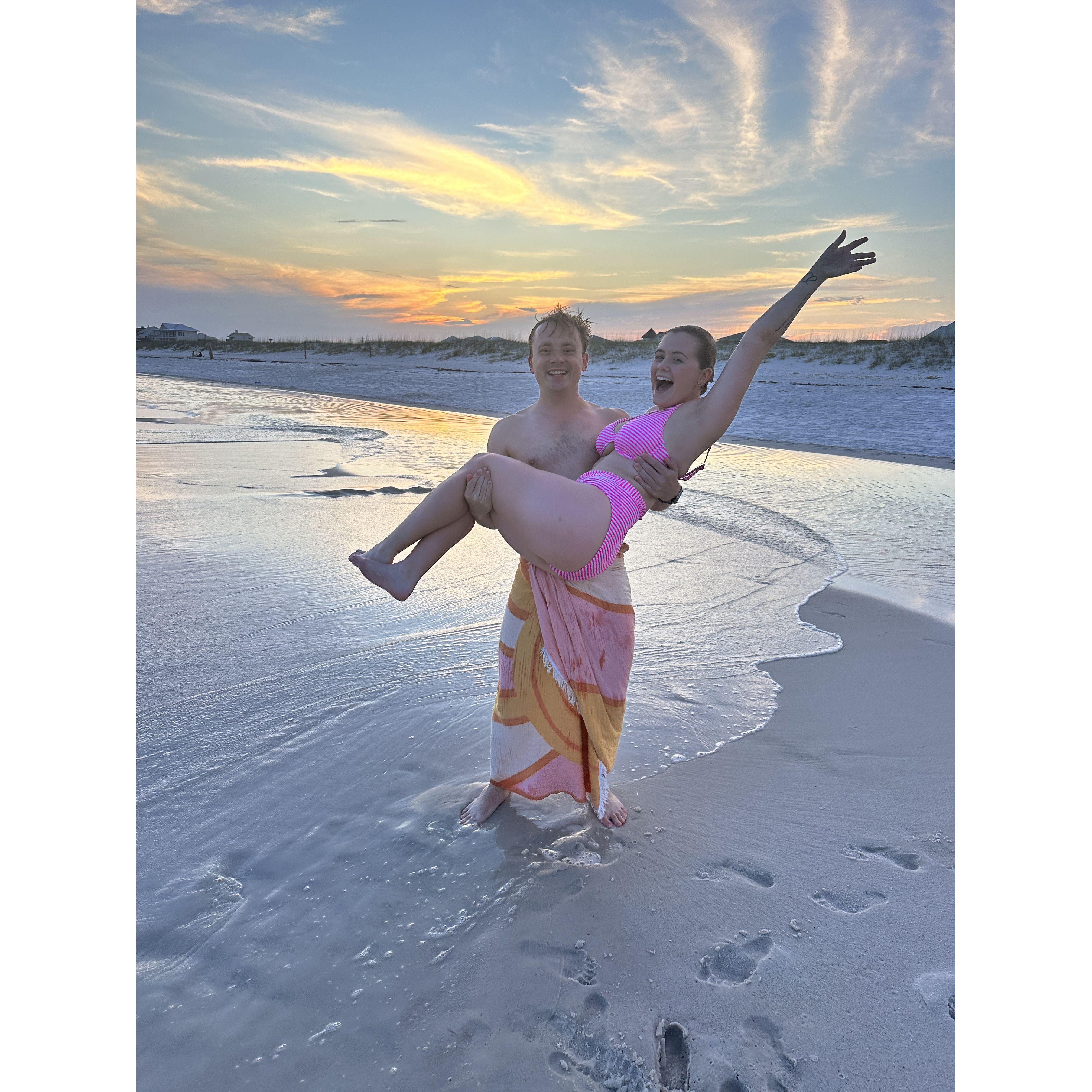 Always at Pensacola, Beach!