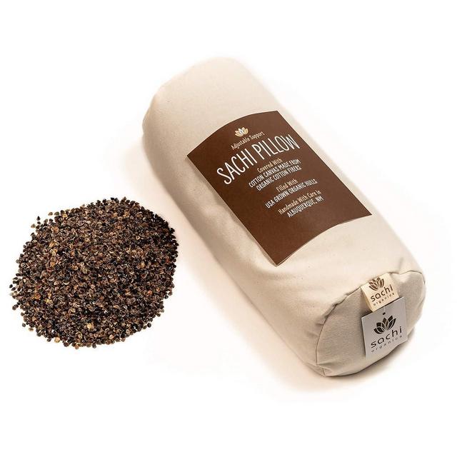 Sachi Organics Buckwheat Cylinder Neck Pillow