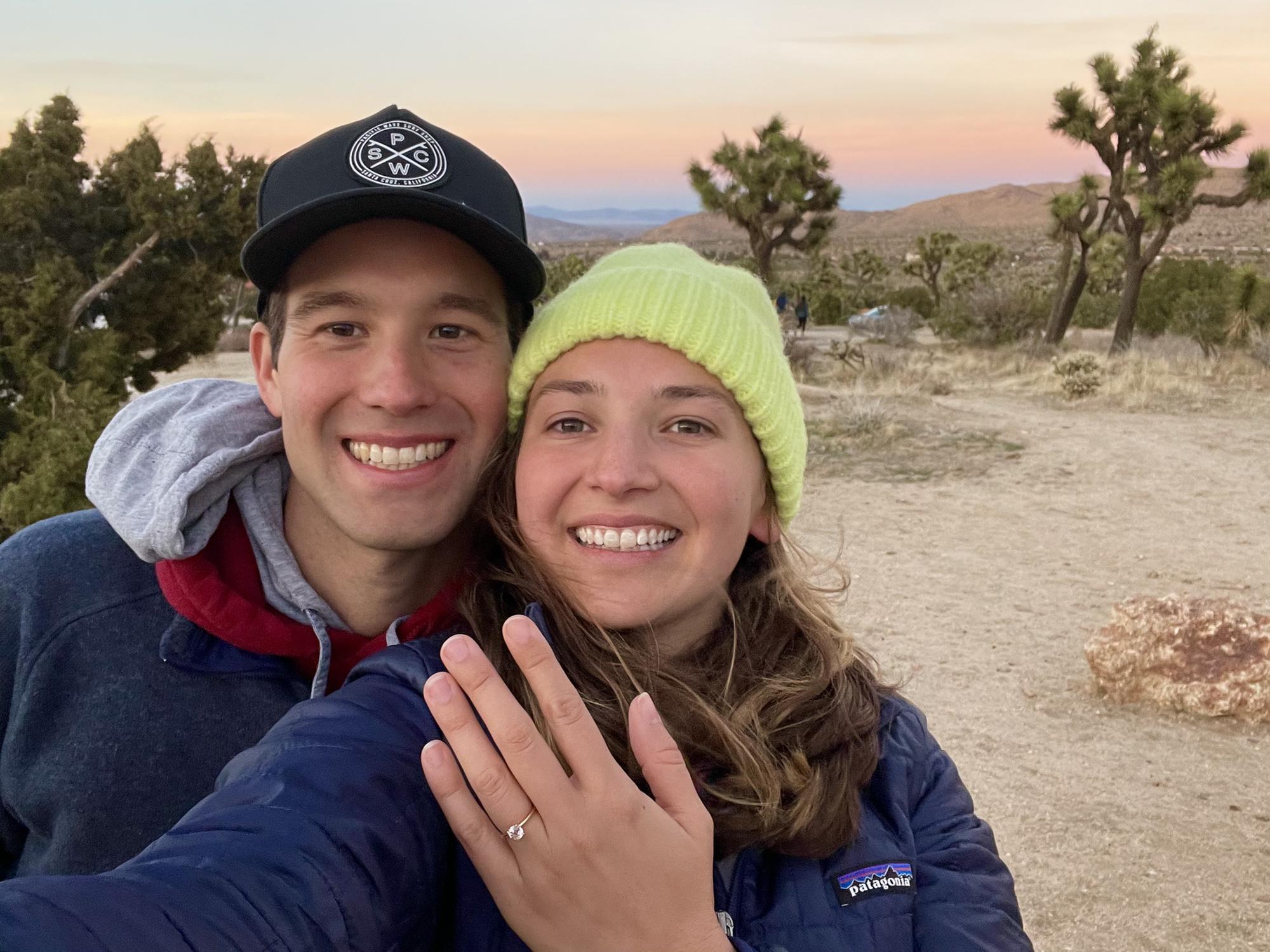 Camping at our favorite site in Joshua Tree National Park, CA