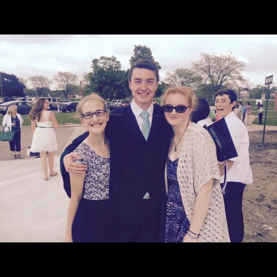 Nate’s high school graduation (featuring Steve and Liz)