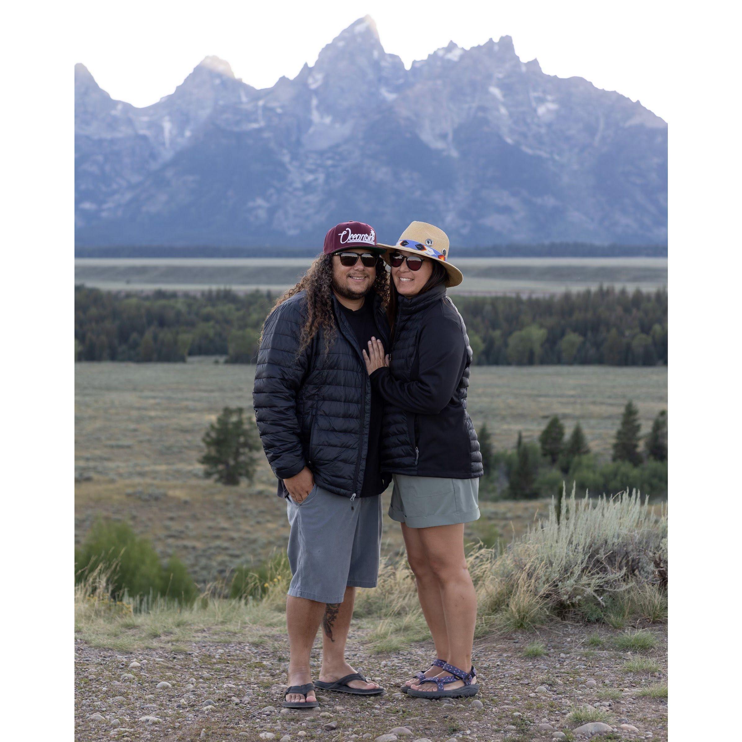 Shawn popped the question and Angela said yes to forever in their favirote National Park, Grand Tetons!