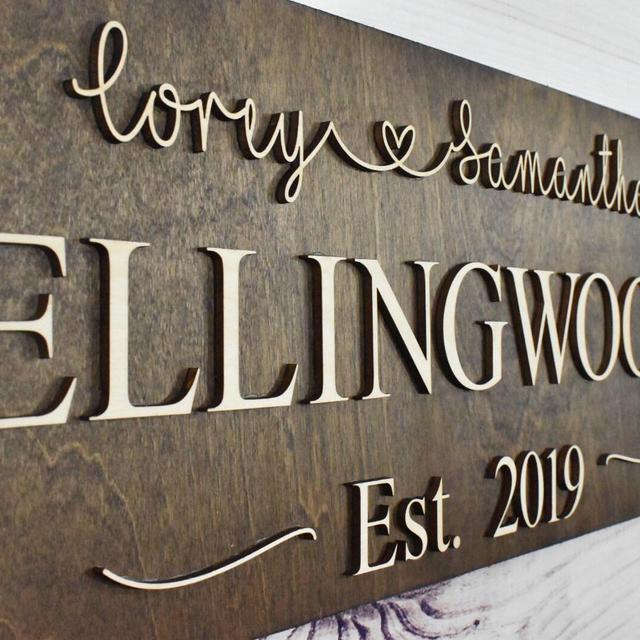 3D Custom Wooden Sign | Personalized...