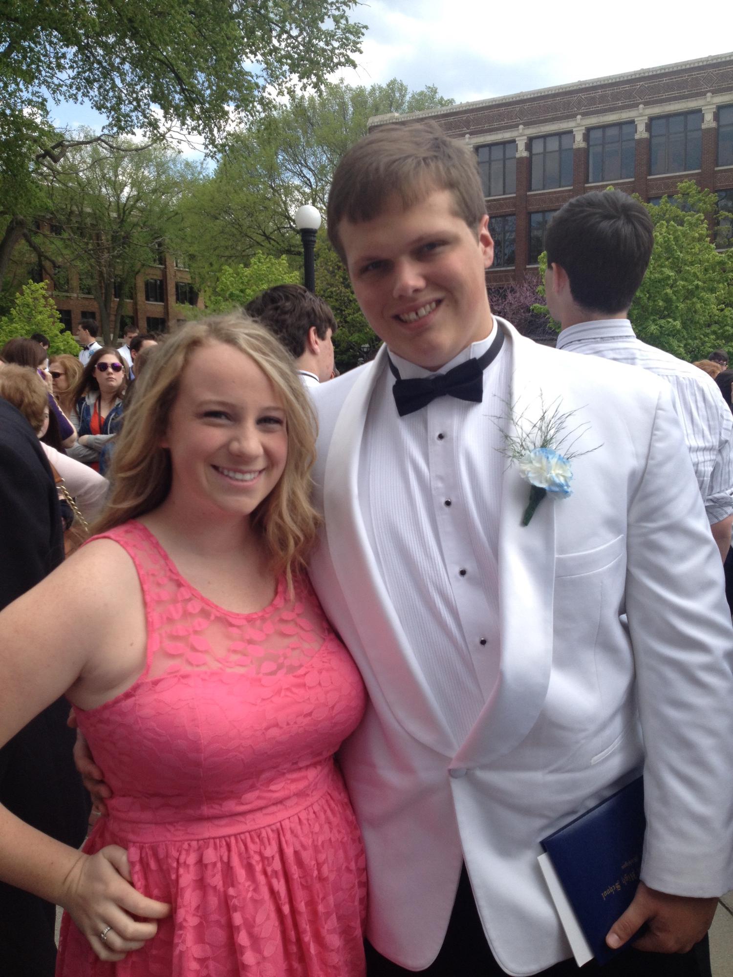 Nelson's high school graduation