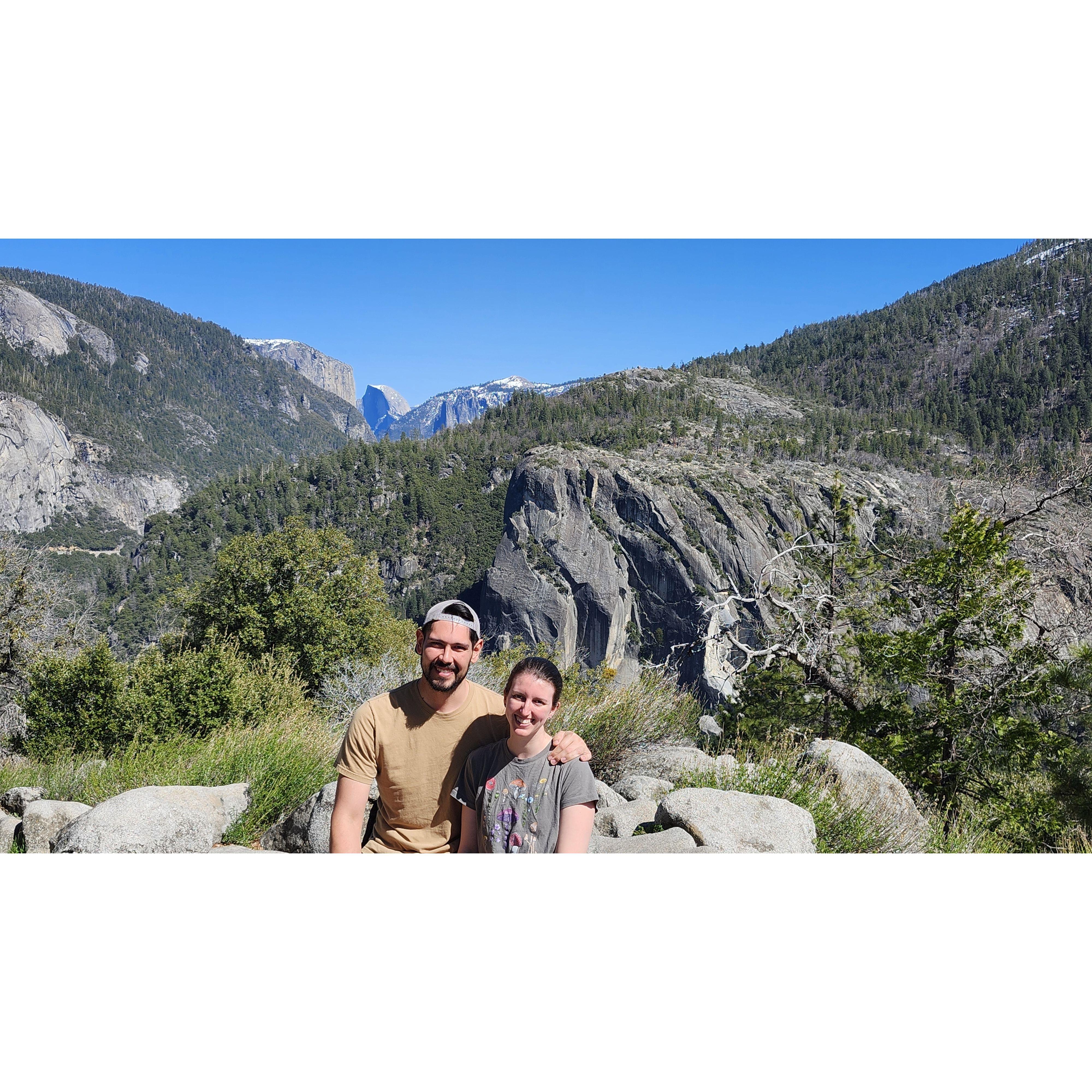 Our trip to Yosemite where Matt proposed