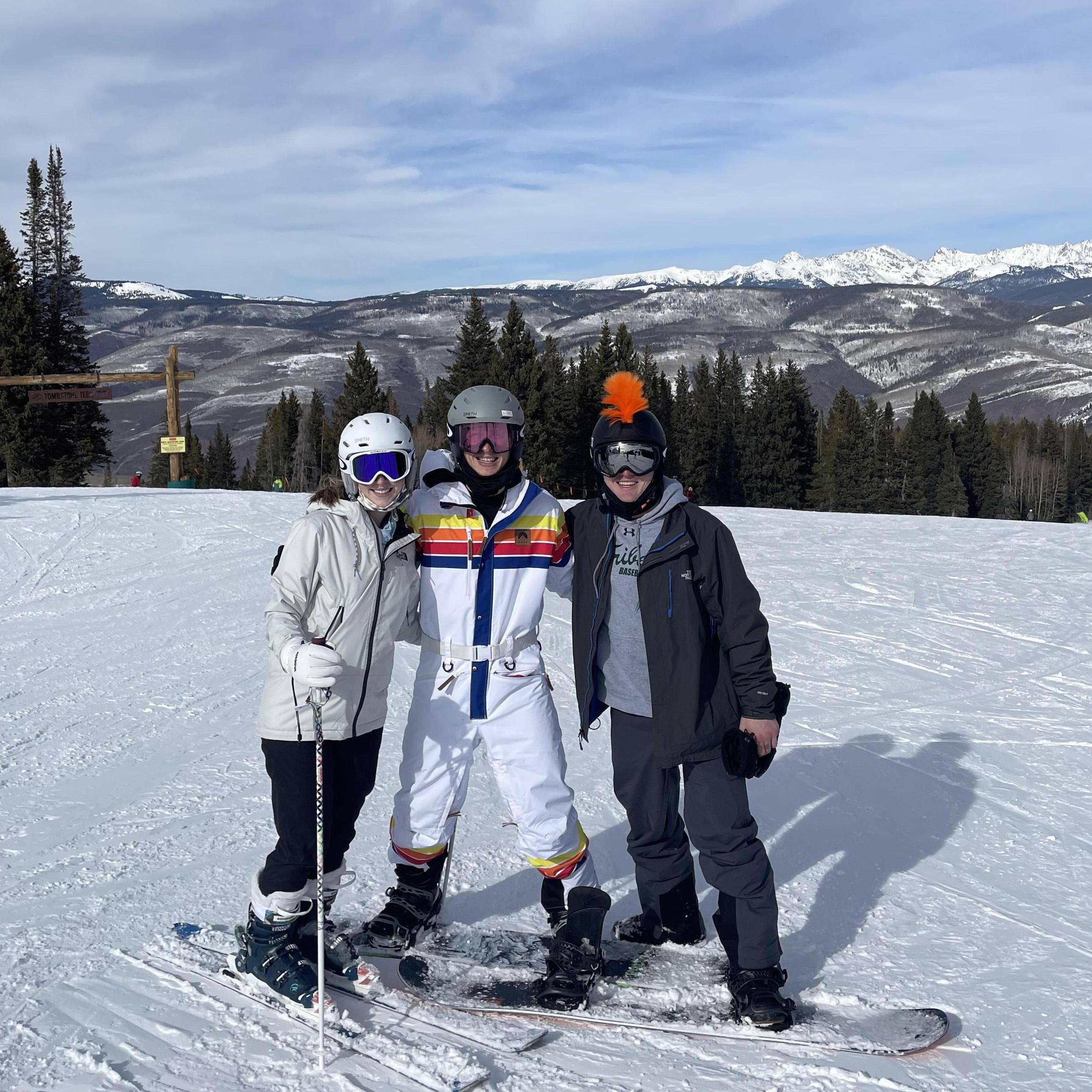 We hit the slopes at Breckenridge with this friend which made it even more fun!