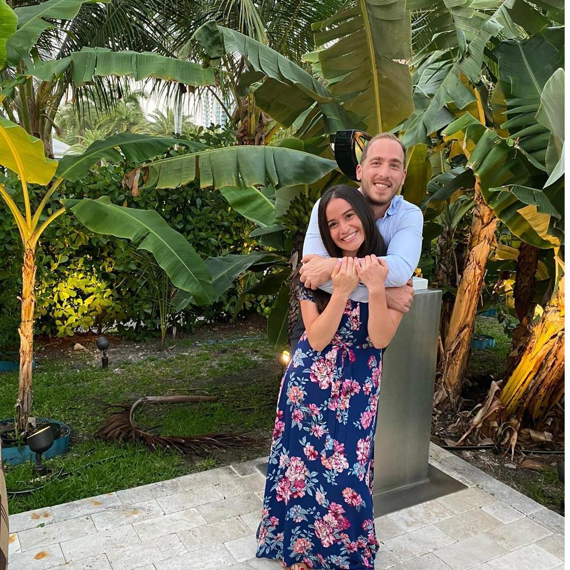 Trivia: Who is holding whom?
Trivia 2: How many seconds before Yom Tov was this picture taken?
- Pesach in Miami