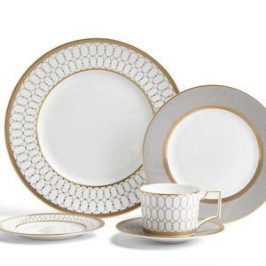 Wedgewood - Renaissance Grey Five-Piece Place Setting