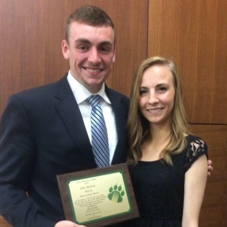 2015: John receiving the Granish Award at SVC.