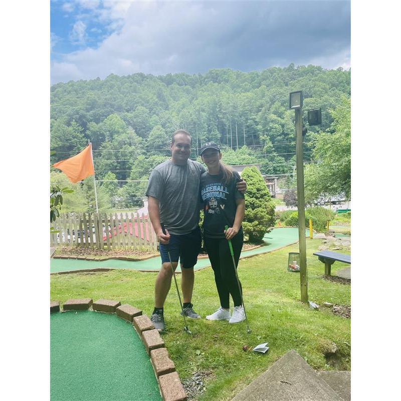 One of Tim & Emma's favorite activities (mini-golf)! - June 2024