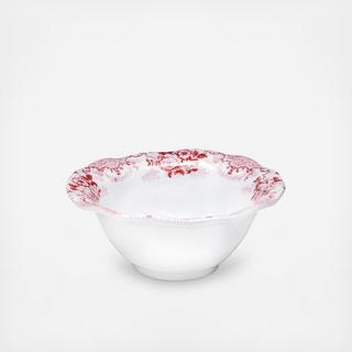 Cambridge Rose BPA Free Melamine Cereal Bowl, Set of 4