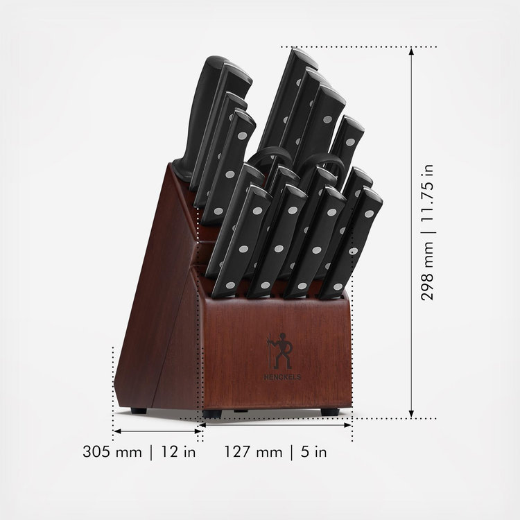 GMDNS105 ○ SILIK / シリック lo stile di clas Henckels, Dynamic 18-Piece Knife Block Set | Zola