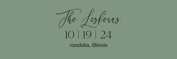 The Wedding Website of Erica Radford and Justin Leskera