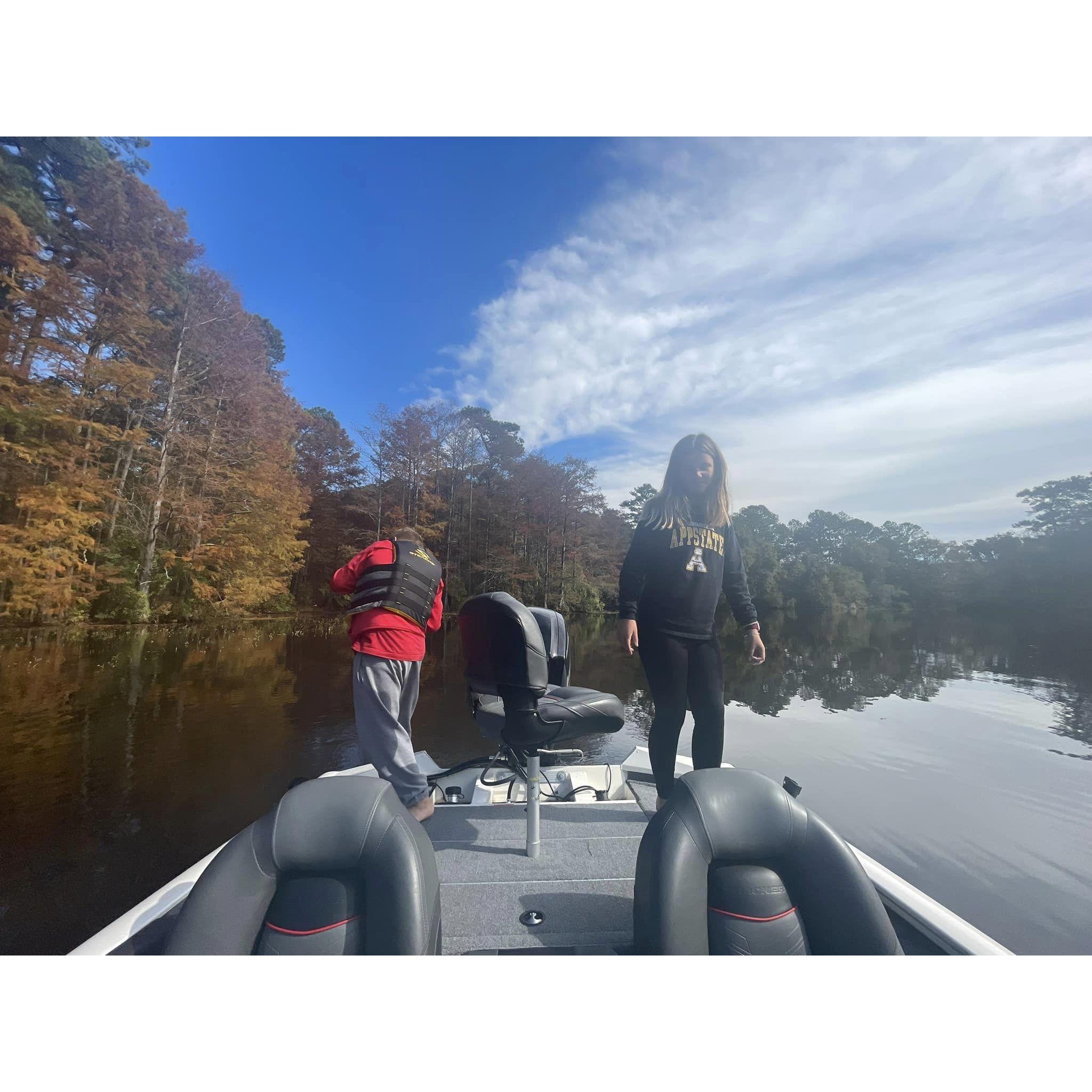 Fishing at Holt's Lake