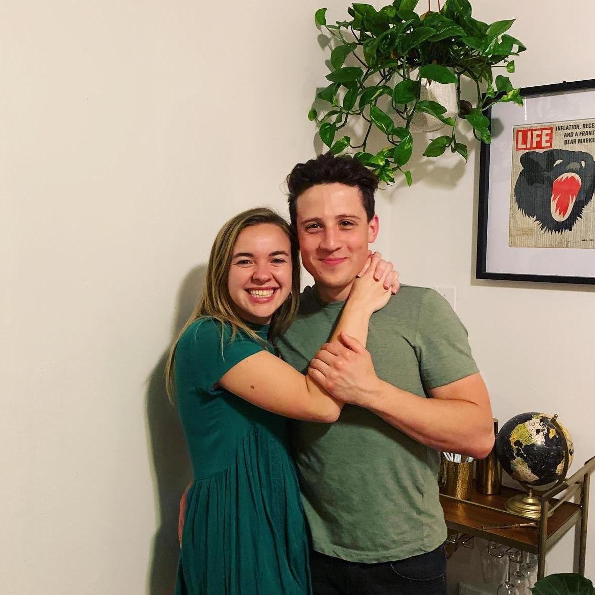 This was taken at our housewarming when we first moved in together