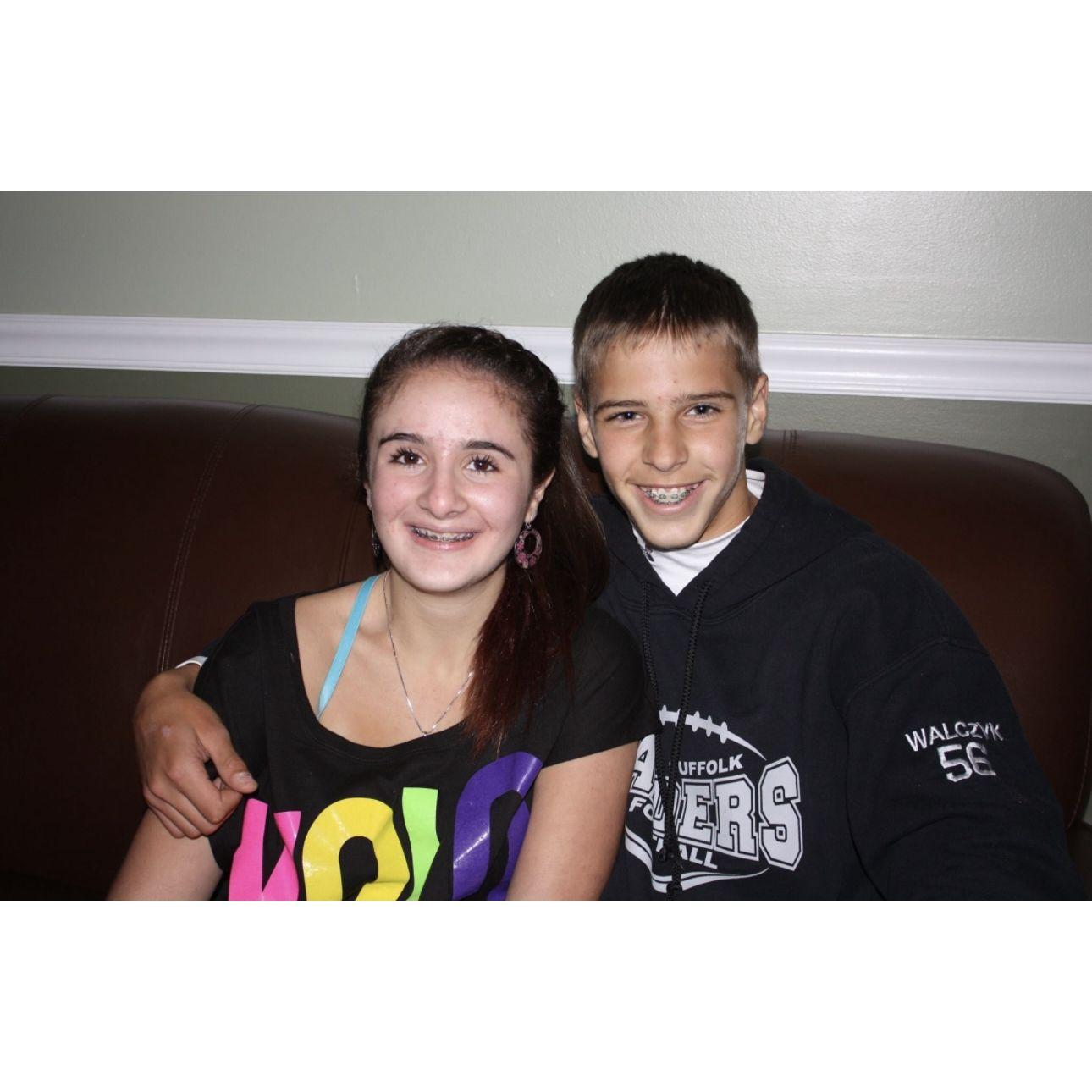 2012 - The first photo Pam took of us - The first of many!