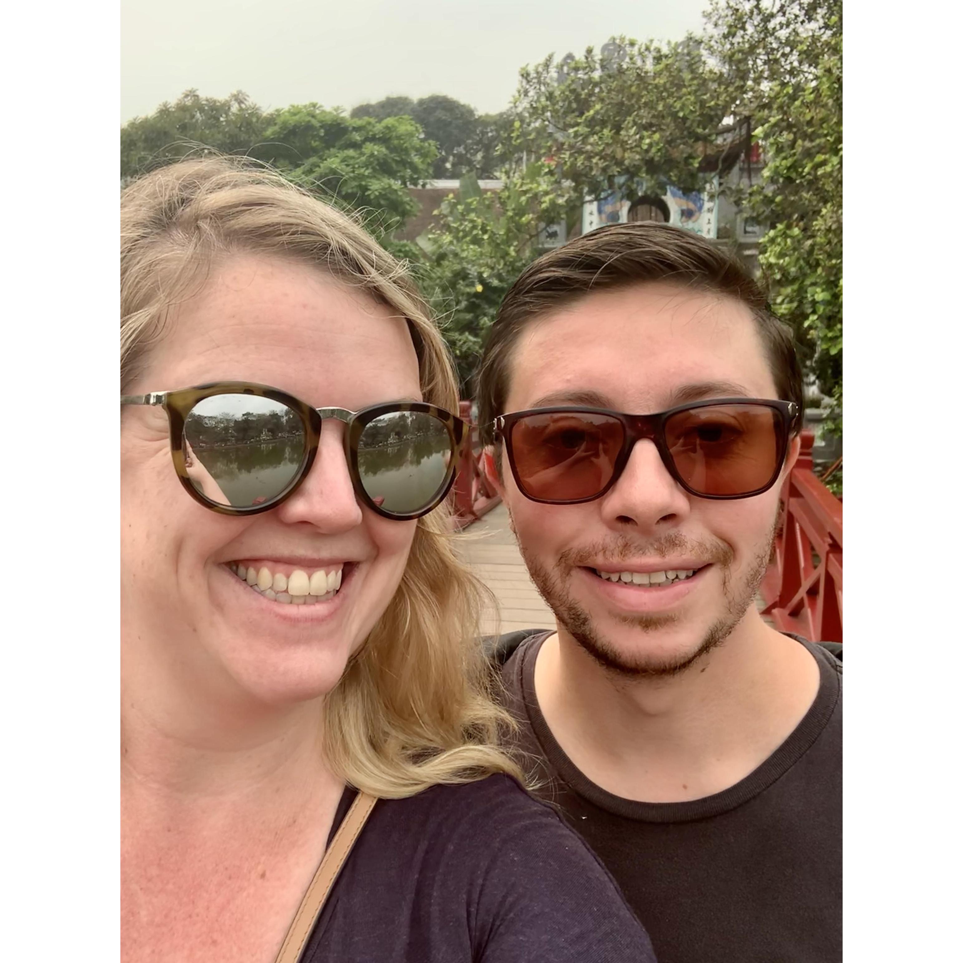 Hoan Kiem Lake in Hanoi - March 2020 (just before the world went mad)