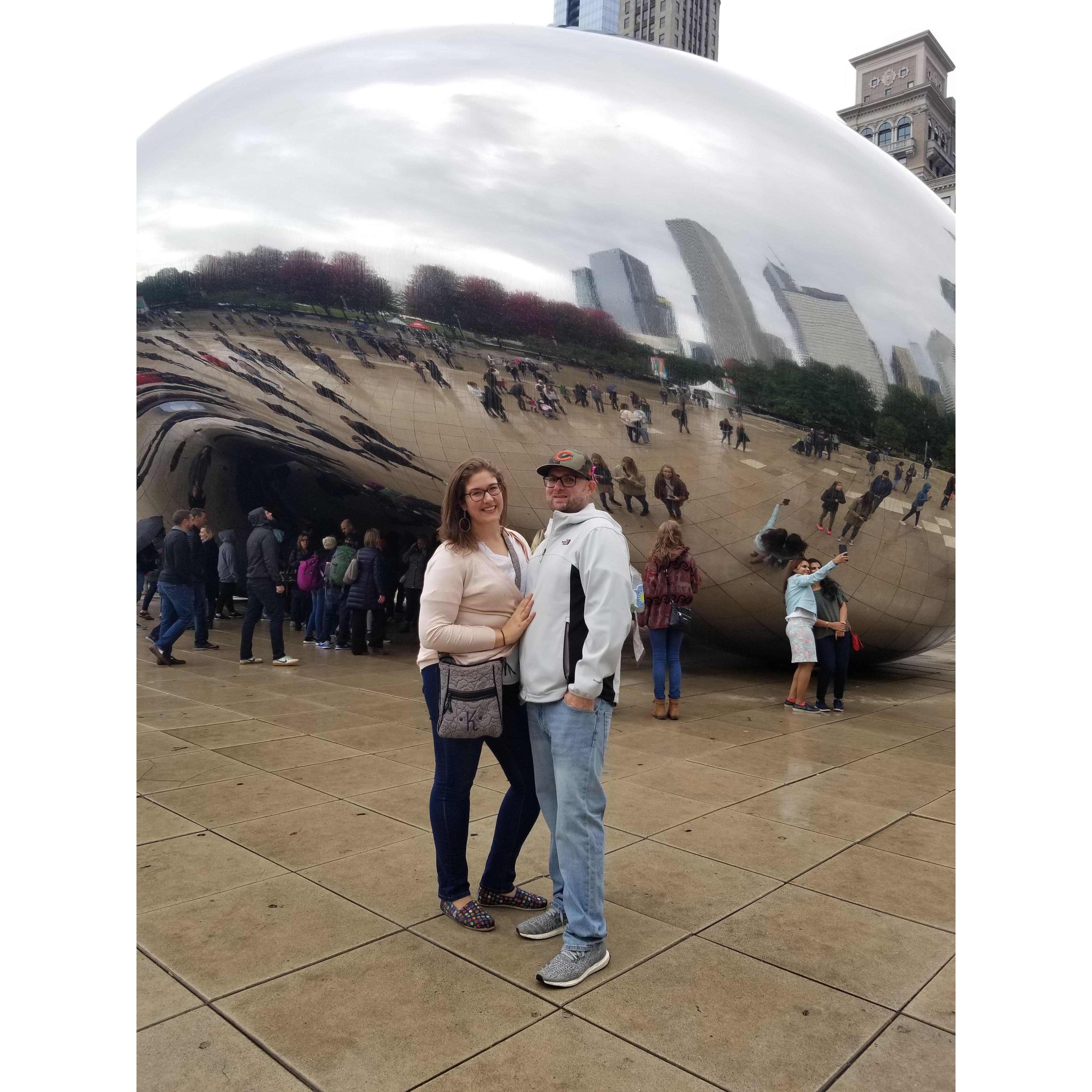At the bean in Chicago