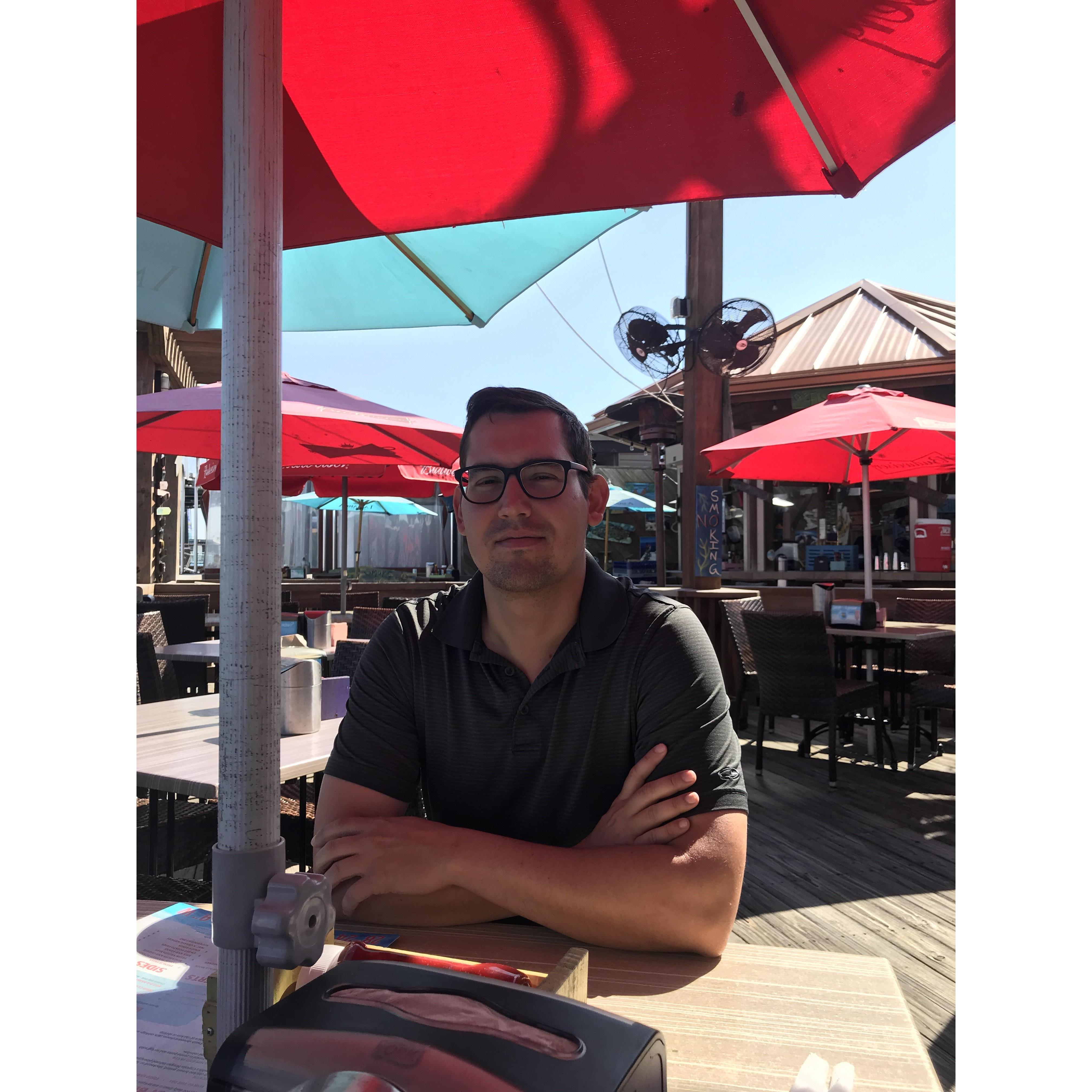 Luke Berry lives in Boynton Beach although his engineering firm moves him around.