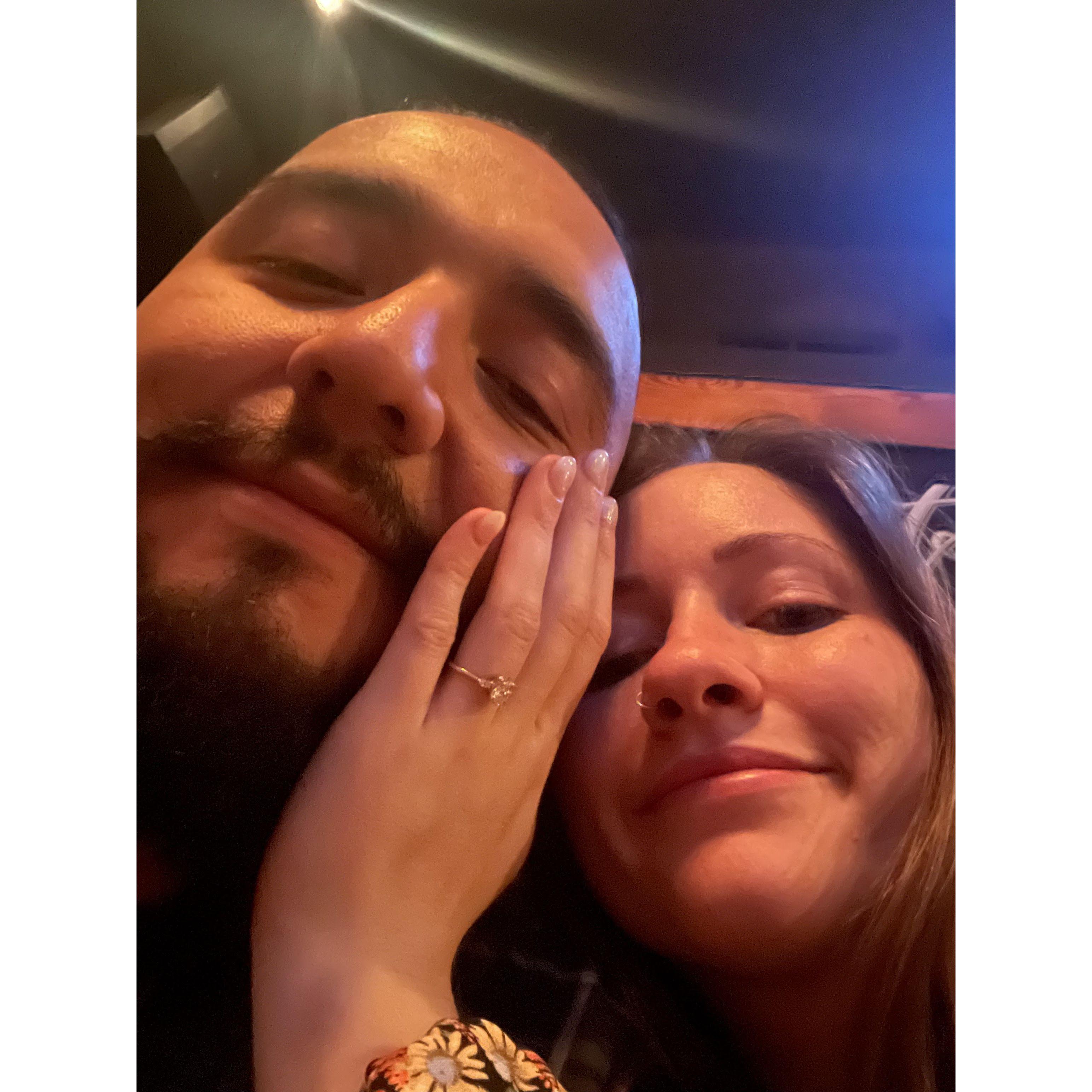 behind the scenes of getting engaged
