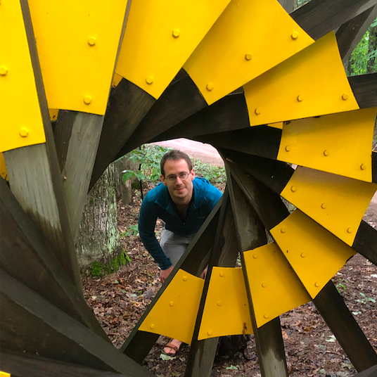 We loved visiting David Barr's sculptures at the Michigan Legacy Art Park near Crystal Mountain!