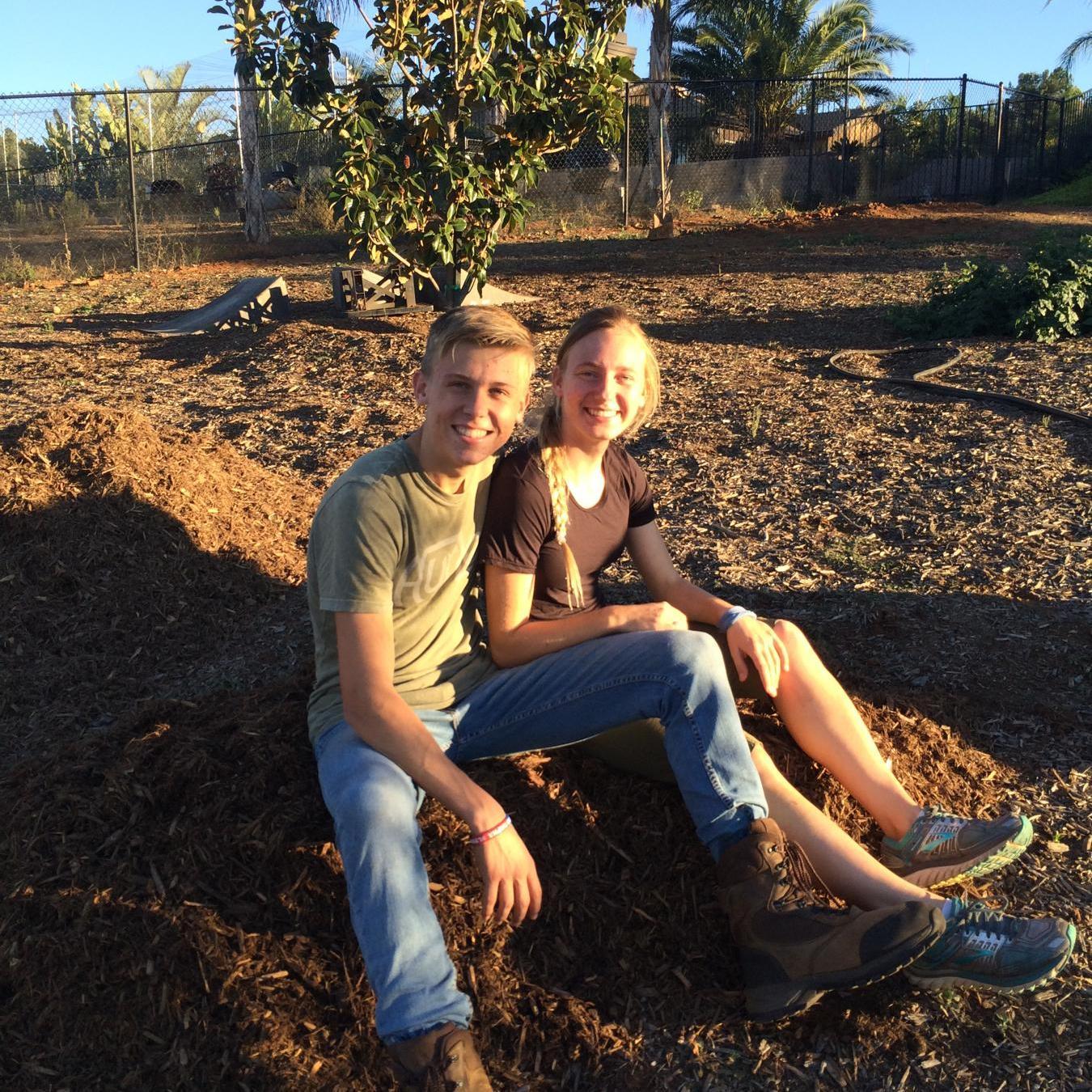 Nick begins to infiltrate the Rubidoux family, starting with the Great Mulch Movement of 2015. Dad bought 25 tons of mulch and Nick & Noah helped us move it from the driveway to cover the backyard.