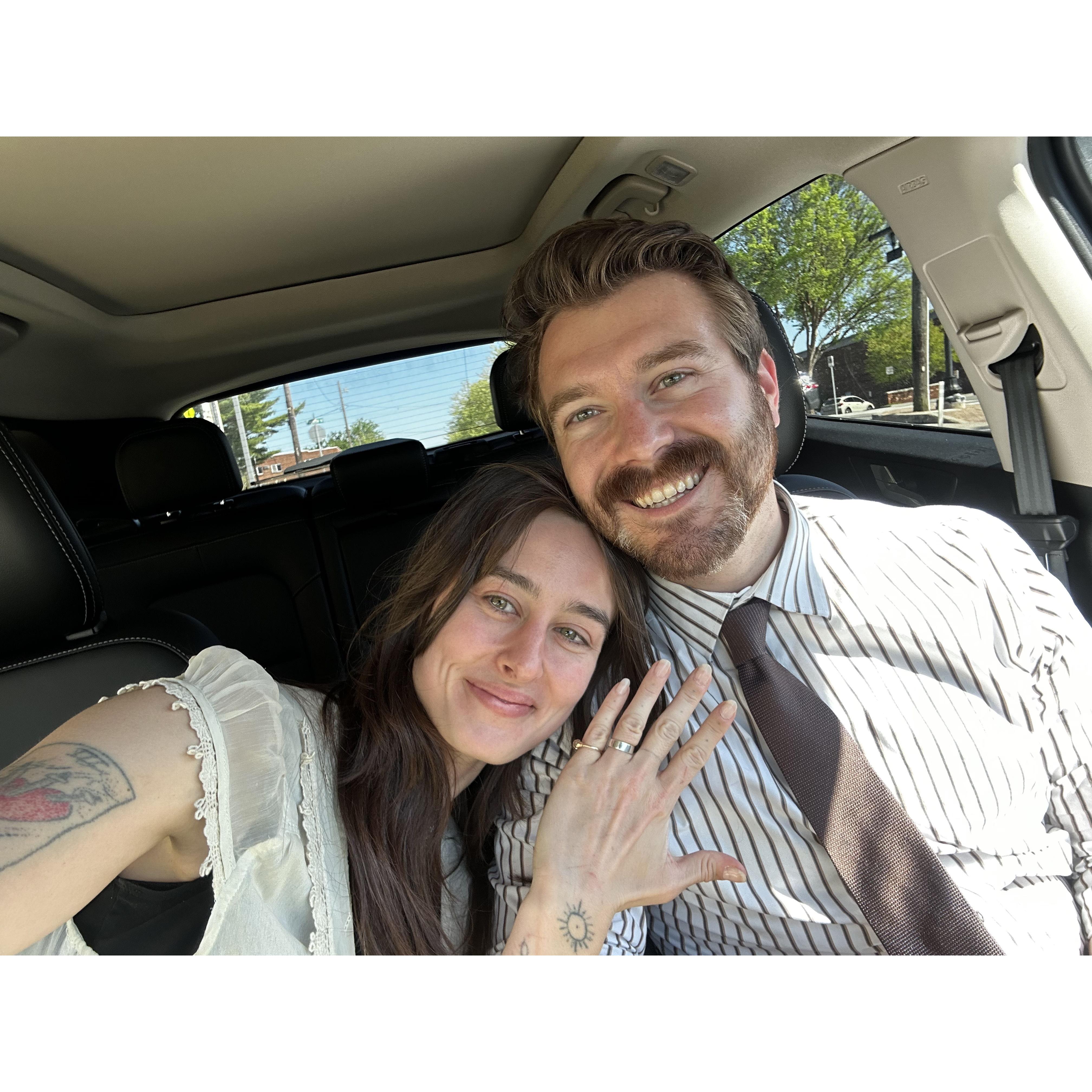 Brett handmade me my ring!