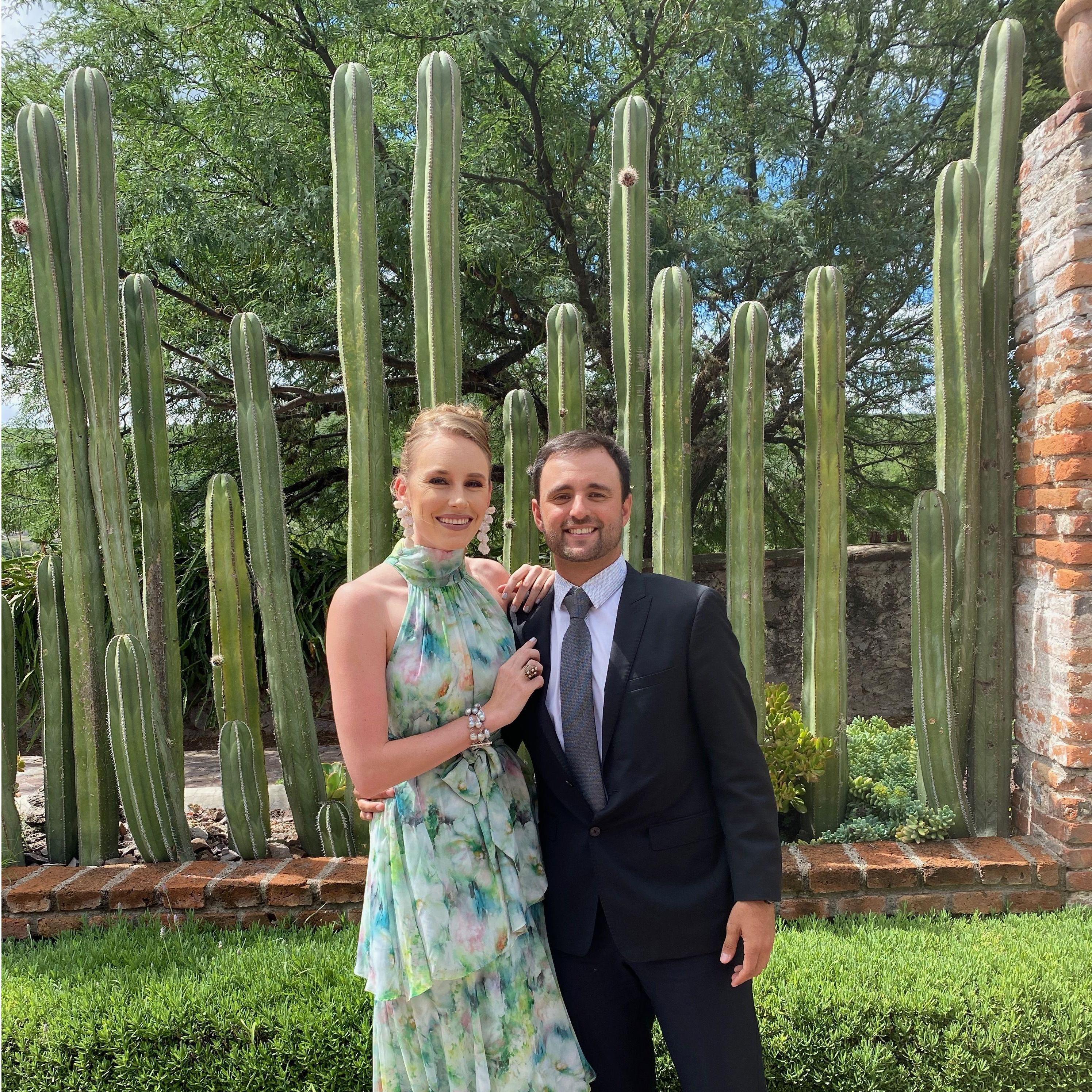Celebrating a friends wedding in Queretaro, MX in June 2021.