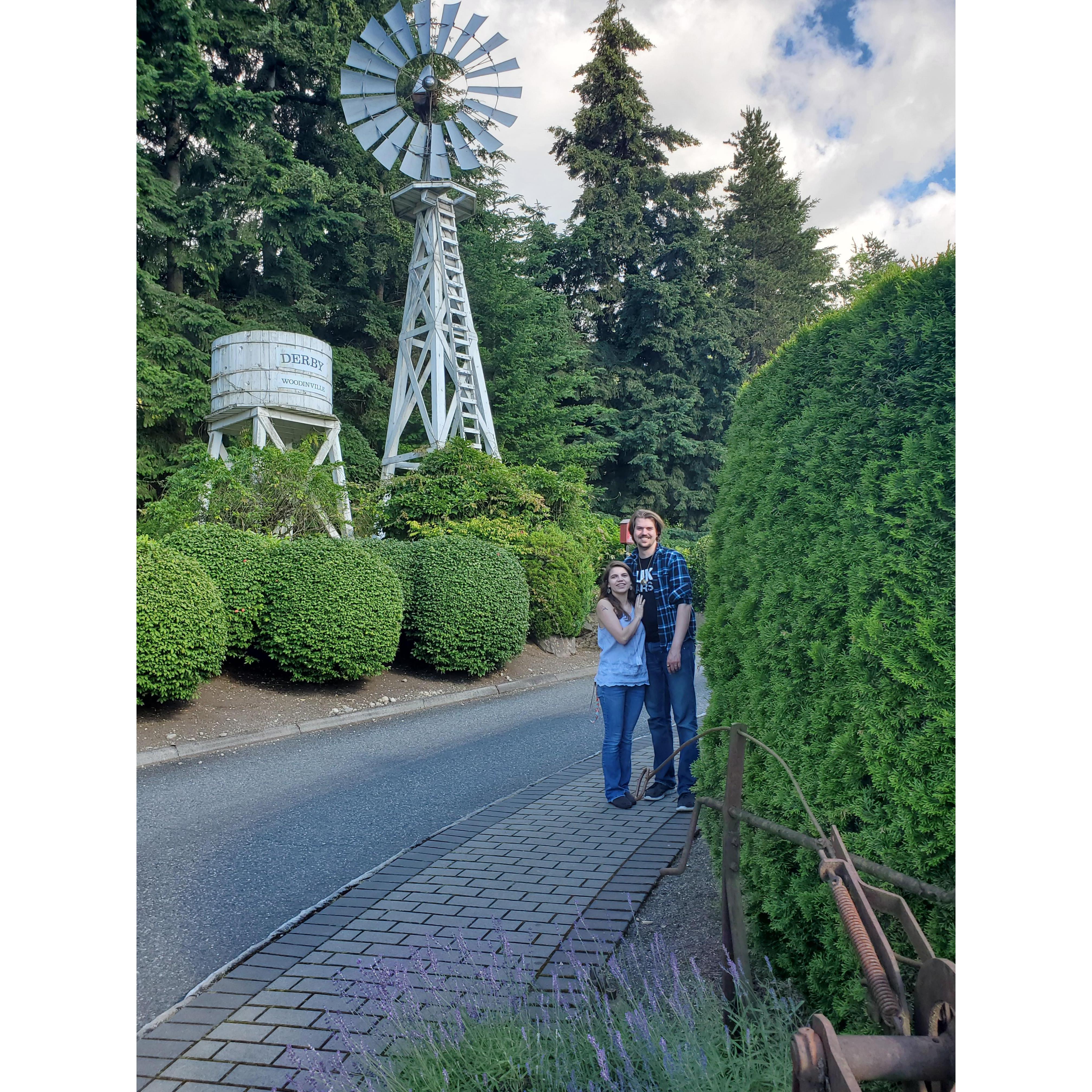 Wine tasting in Woodinville, Washington. June 2020