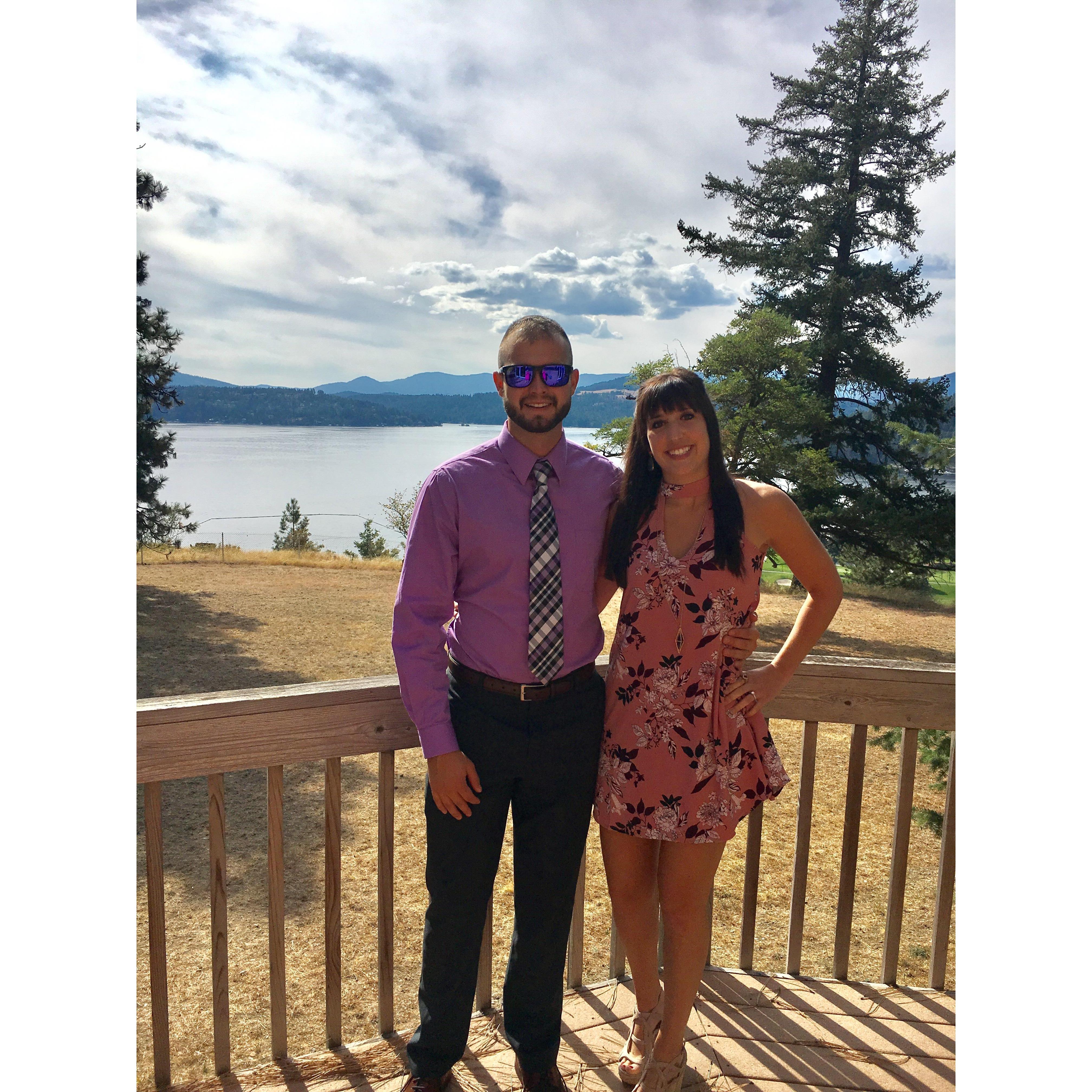 Friends wedding in Coeur d'Alene, Idaho