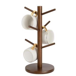 Mug Holder Tree, Coffee Cup Holder with 6 Hooks (Brown)