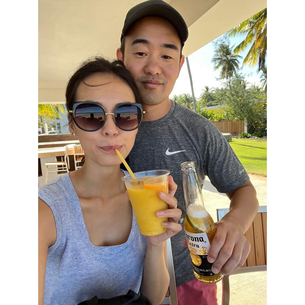 With refreshing drinks in our hands, here we are soaking up the good weather and relaxing at the beach in Puerto Rico. In moments like these, we're reminded to slow down and be able to pause and appreciate the beauty of life, knowing that they are the moments that will sustain us through the challenges of everyday life.
