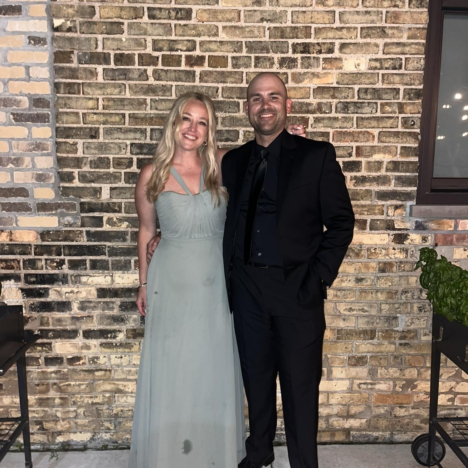 Matt & Christinas wedding- The first we attended as a couple!