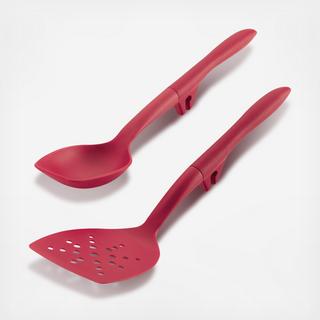 Lazy Flexi 2-Piece Turner & Scraping Spoon Set