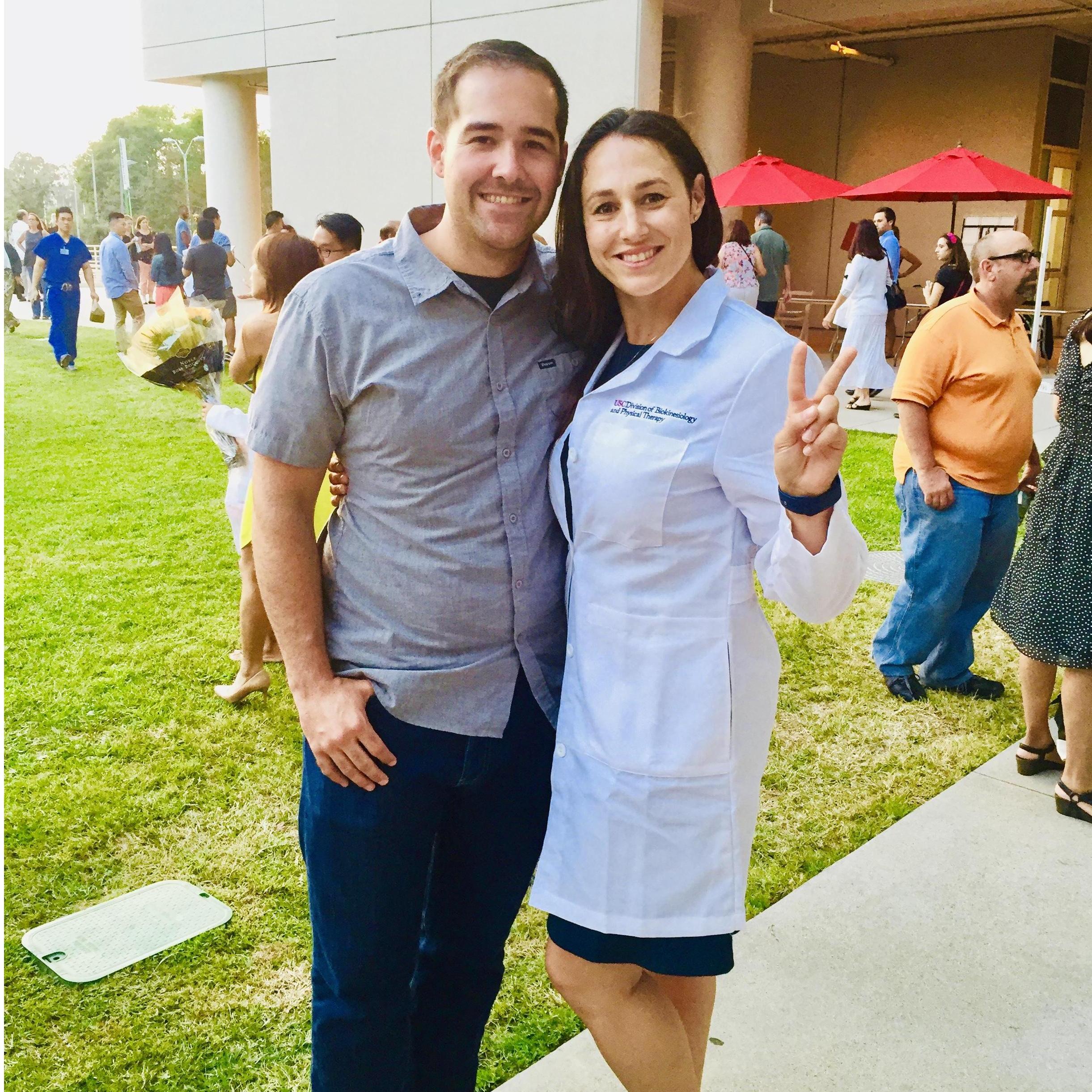 My official White Coat Ceremony at the start of my USC Doctorate program August 2016.
