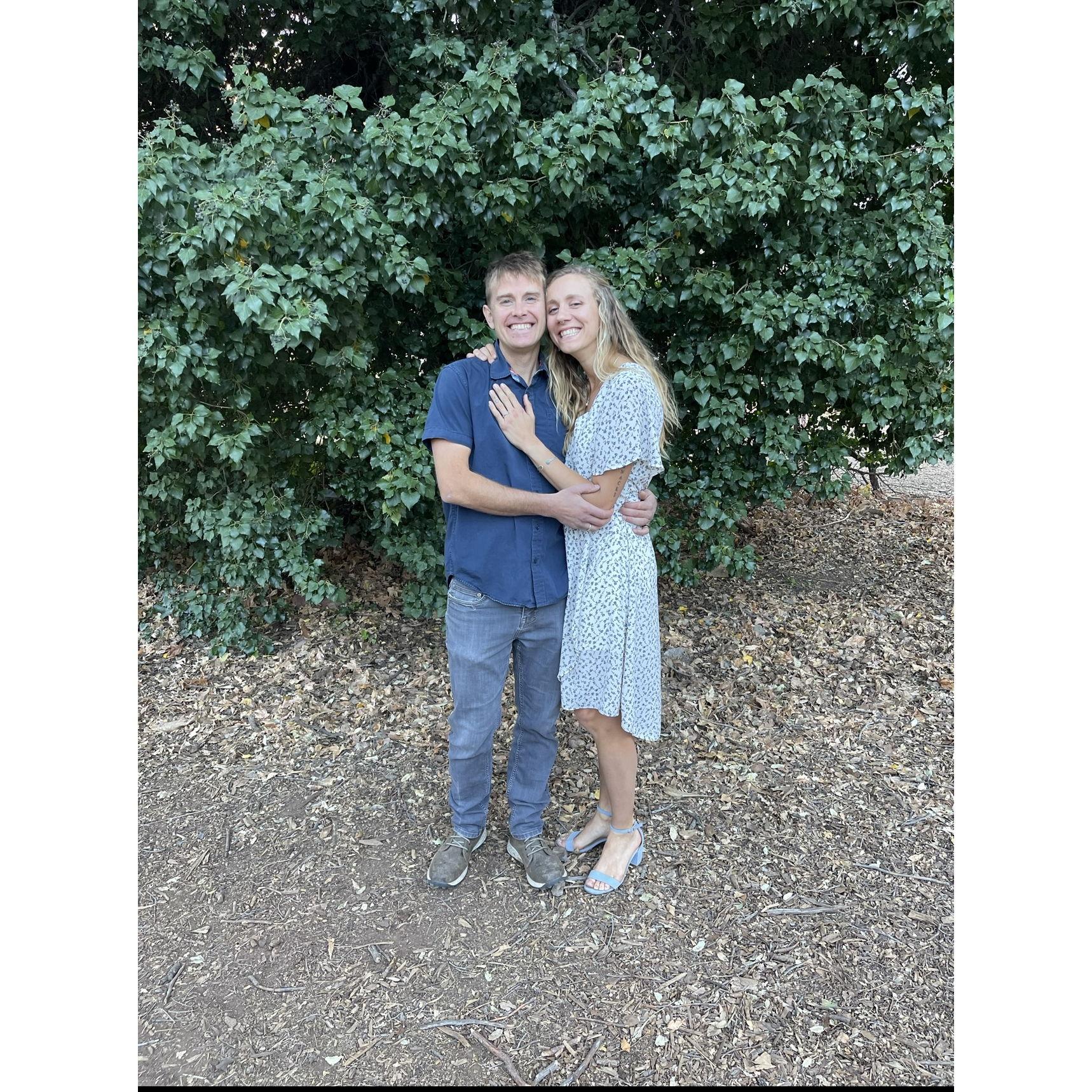 Engagement celebration in Sedona