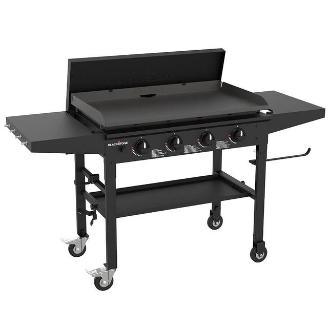 Blackstone 1554 36” Omnivore Griddle with Hard Cover, Powder Coated Steel, Black